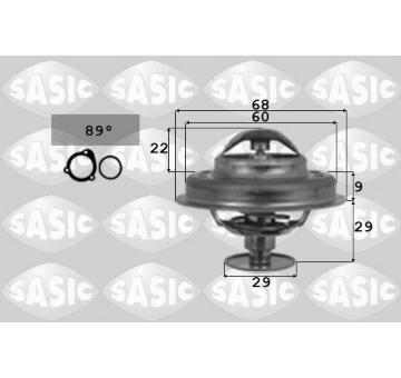 Termostat, chladivo SASIC 3381041