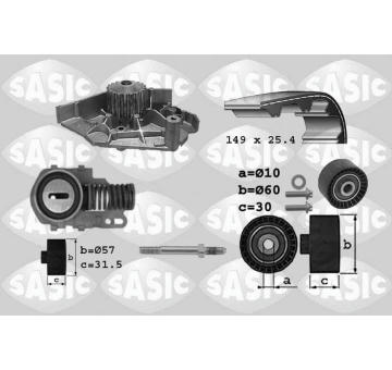 Vodní pumpa + sada ozubeného řemene SASIC 3900005