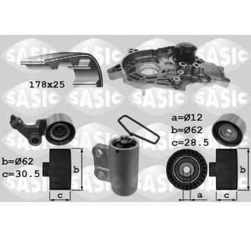 Vodní pumpa + sada ozubeného řemene SASIC 3906094