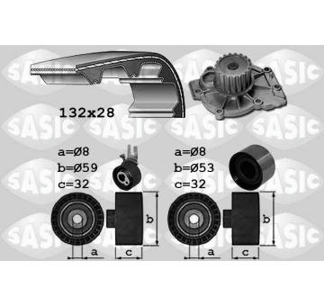 Vodni pumpa + sada ozubeneho remene SASIC 3906107