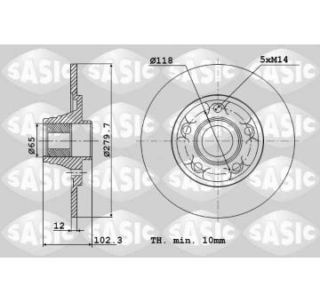 Brzdový kotouč SASIC 4004307J