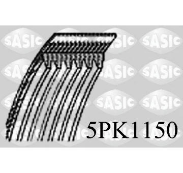 ozubený klínový řemen SASIC 5PK1150