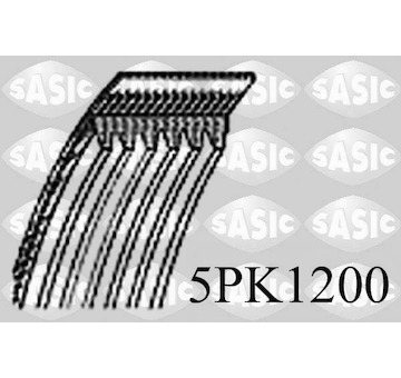 ozubený klínový řemen SASIC 5PK1200