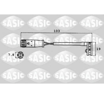 Vystrazny kontakt, opotrebeni oblozeni SASIC 6236007