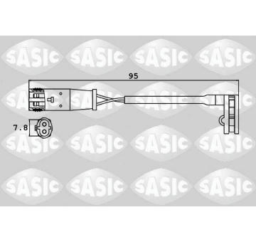 Vystrazny kontakt, opotrebeni oblozeni SASIC 6236008