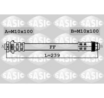 Brzdová hadice SASIC 6600033