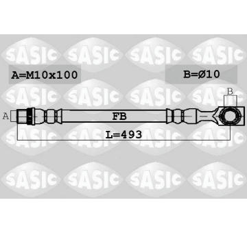 Brzdová hadice SASIC 6600035