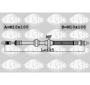 Brzdová hadice SASIC 6600056