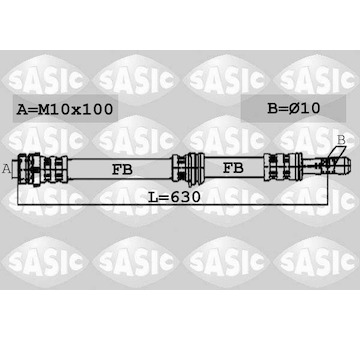 Brzdová hadice SASIC 6600059