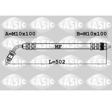Brzdová hadice SASIC 6604017