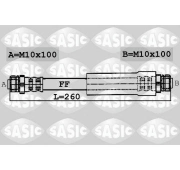 Brzdová hadice SASIC 6606009
