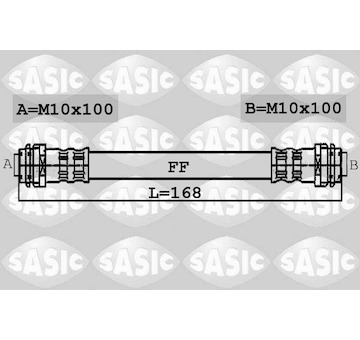 Brzdová hadice SASIC 6606010
