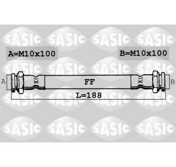 Brzdová hadice SASIC 6606028