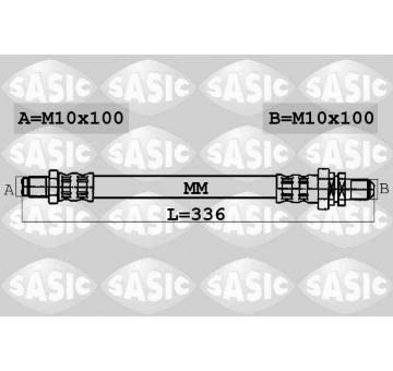 Brzdová hadice SASIC 6606029