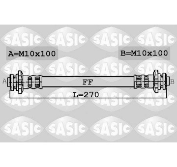 Brzdová hadice SASIC 6606036