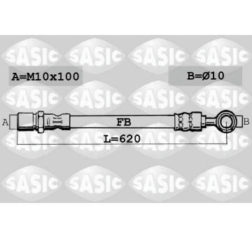 Brzdová hadice SASIC 6606042