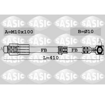 Brzdová hadice SASIC 6606044