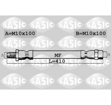 Brzdová hadice SASIC 6606097