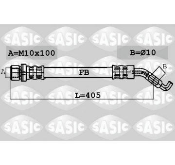 Brzdová hadice SASIC 6606107