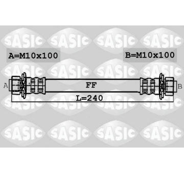 Brzdová hadice SASIC 6606119