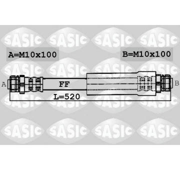 Brzdová hadice SASIC 6606144