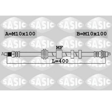Brzdová hadice SASIC 6606168