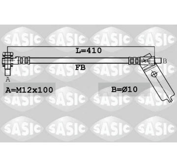 Brzdová hadice SASIC 6606197