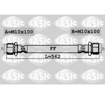 Brzdová hadice SASIC 6606203