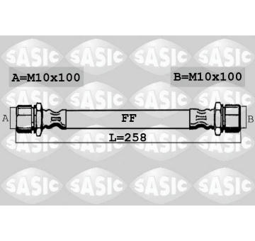 Brzdová hadice SASIC 6606204