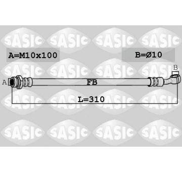 Brzdová hadice SASIC 6606211