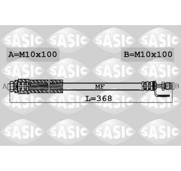 Brzdová hadice SASIC 6606213