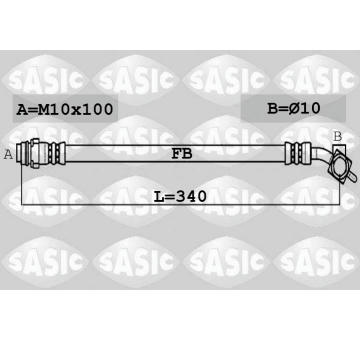 Brzdová hadice SASIC 6606219