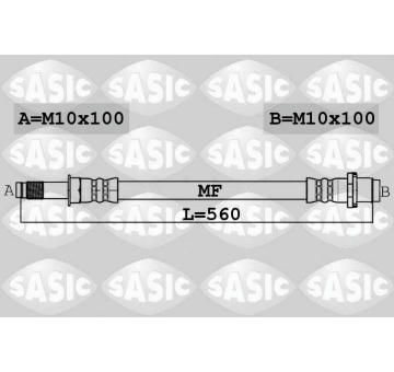 Brzdová hadice SASIC 6606241