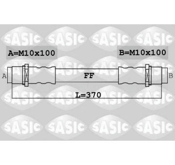 Brzdová hadice SASIC 6606243
