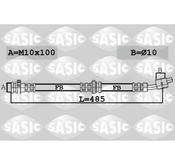 Brzdová hadice SASIC 6606258