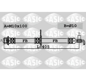 Brzdová hadice SASIC 6606259