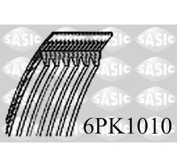 ozubený klínový řemen SASIC 6PK1010