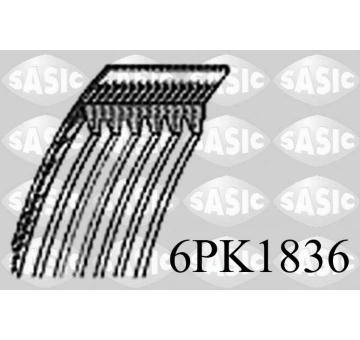 ozubený klínový řemen SASIC 6PK1836