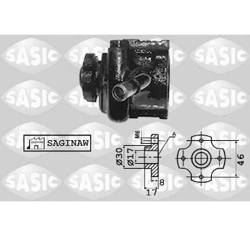 Hydraulické čerpadlo, řízení SASIC 7070019