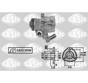 Hydraulické čerpadlo, řízení SASIC 7076008