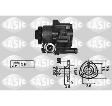 Hydraulické čerpadlo, řízení SASIC 7076010