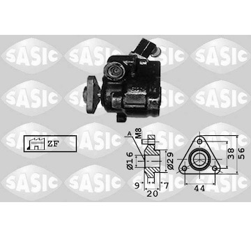 Hydraulické čerpadlo, řízení SASIC 7076020