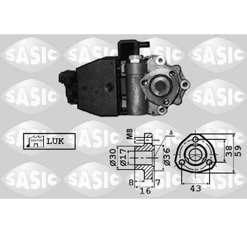 Hydraulické čerpadlo, řízení SASIC 7076032