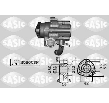 Hydraulické čerpadlo, řízení SASIC 7076035