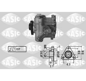 Hydraulické čerpadlo, řízení SASIC 7076049