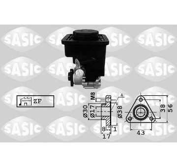 Hydraulické čerpadlo, řízení SASIC 7076050