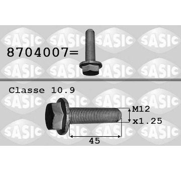 Šroub řemenice SASIC 8704007