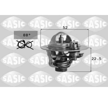 Termostat, chladivo SASIC 9000089