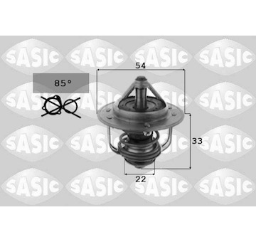 Termostat, chladivo SASIC 9000122