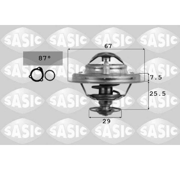 Termostat, chladivo SASIC 9000162